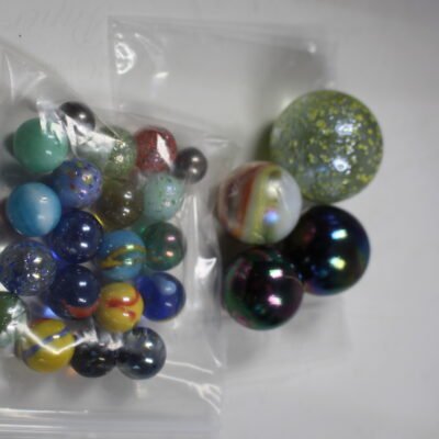 Billes Vintage Pépites Giraffe Goutte d'eau et Schtroumfs